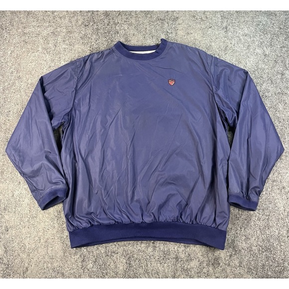 Polo Ralph Lauren Other - Vtg Polo Ralph Lauren Nylon Windbreaker Pullover Navy Mens Medium Made in USA
